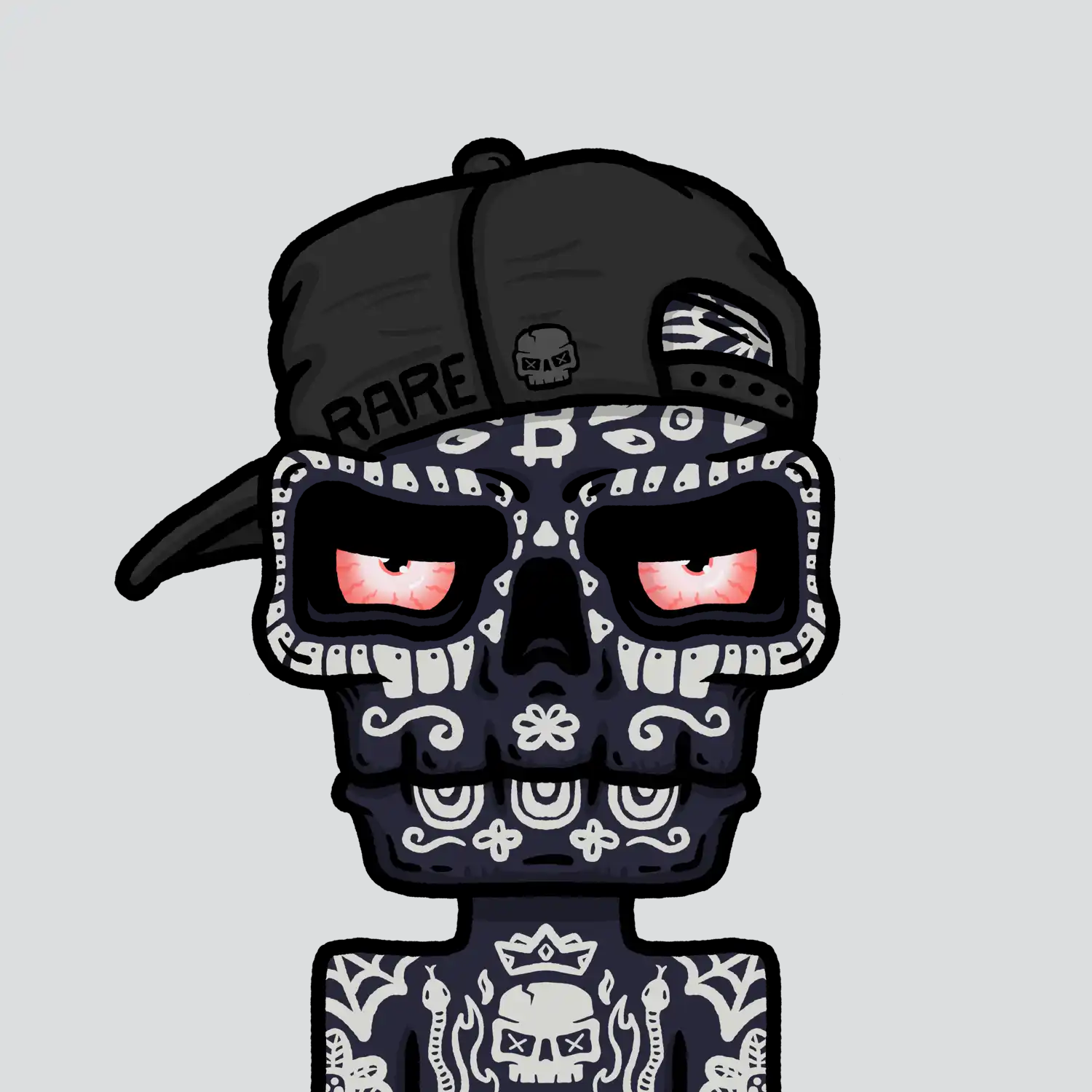 Digital illustration — meloverse character